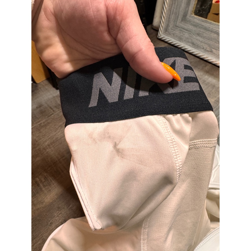 Nike Pro Hyperstrong Men Padded Football Shorts White Size Large Compression - Picture 2 of 6